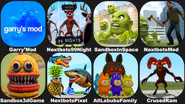NEXTBOTS IN PLAYGROUND MOD NEW LAVA RAM BOSS ROBLOX 99 NIGHTS IN THE FOREST,SANDBOX IN SAPCE,LABUBU