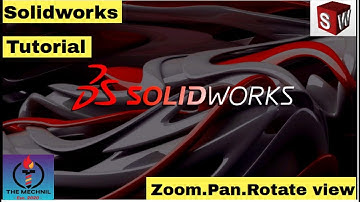 Solidworks Tutorial: Zoom,Pan and Rotate view | For Beginners| Step by Step| Beginner-Advance|