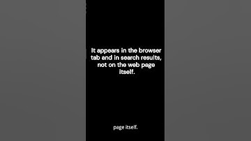 HTML Title tag Explained in 30 Seconds! 🚀  #coding #frontend #shorts  #codingforbeginners