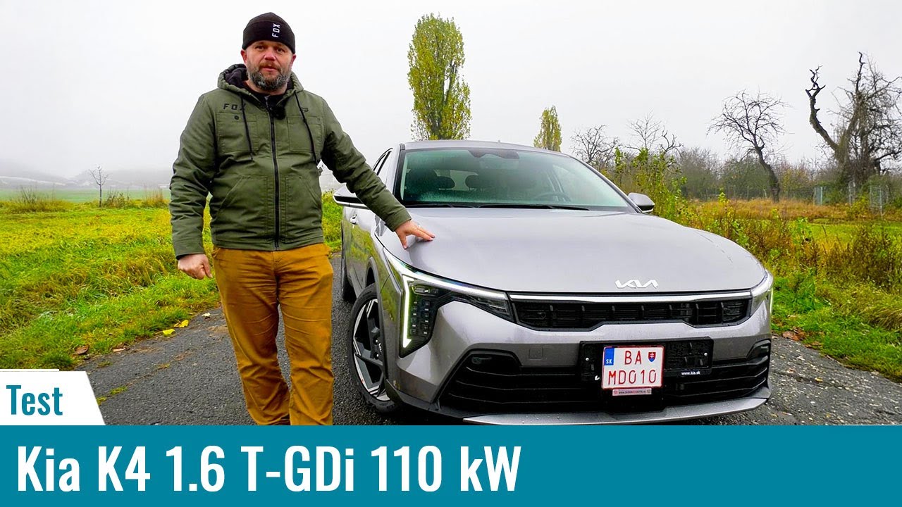 Kia K4 1.6 T-GDI Platinum TEST 2025: Prvý test nástupcu Ceeda 