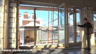 Параллельно-складные двери Patio 6080 гармошка(, 2014-01-20T11:18:44.000Z)