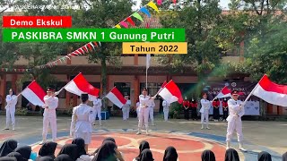Demo Ekskul PASKIBRA SMKN 1 Gunung Putri - Kab. Bogor, Jawa Barat Tahun 2022