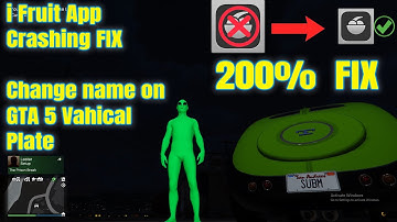 (2023 New*) GTA 5 Custom Vehicle Plate Change || iFruit App crashing fix || ENG CC