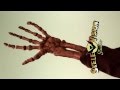 Stop motion skeleton hand test footage - SkeleVision Studio