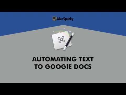 Automate Adding Text to a Google Doc with Keyboard Maestro