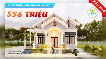 Chiêm Ngưỡng Mẫu Nhà Vườn Mái Thái Xây Thô 556 TRIỆU Tại Huyện Long Điền Tỉnh Bà Rịa - Vũng Tàu