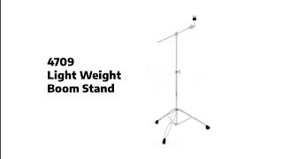 Gibraltar® 4709 Atril Platillo con Boom Light video