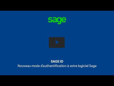 Sage ID - Nouvelle méthode d'authentification à votre logiciel Sage