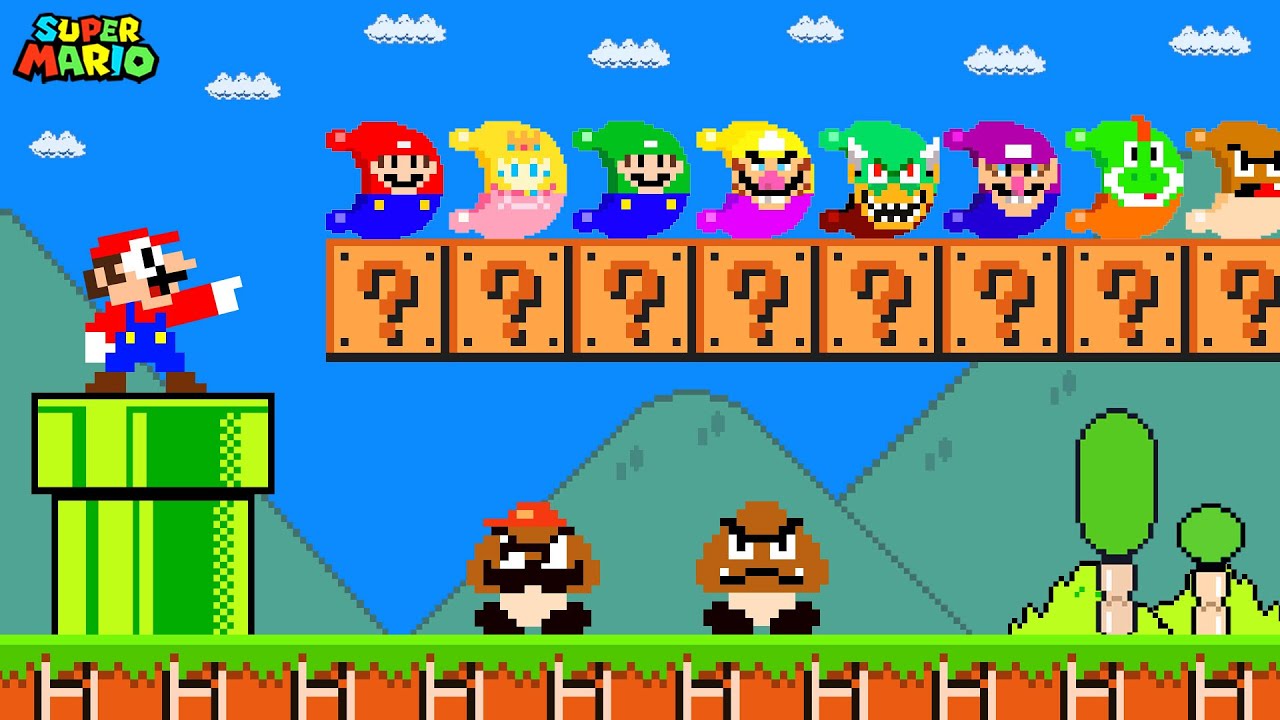 Super Mario Bros. but there are MORE Custom Moons All Characters!...
