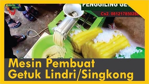 CARA BIKIN GETUK LINDRI DENGAN MESIN, GILING SAMBAL KACANG MADIUN/ 081234280625