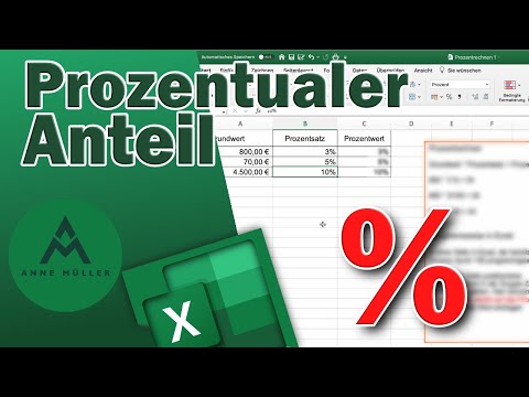 Prozentualen Anteil mit
