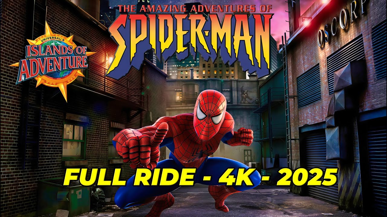 The Amazing Adventures of Spider Man — 4K 2025 RIDE POV | Universal's Islands Of Adventure