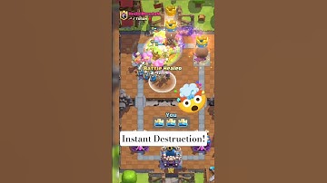Instant Destruction!😎😅 | 7x elixir clash royale | #shorts #clashroyale #viralvideo #ytshorts