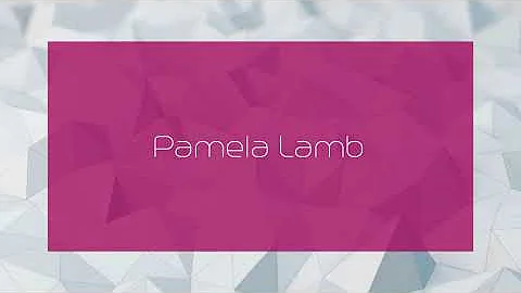 Pamela Lamb - appearance
