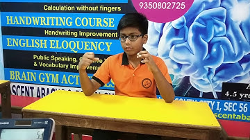 Abacus Demo at Advance level by Ritwik Sinha ! Watch the effort !!