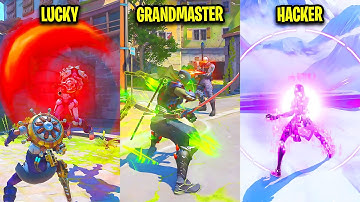 Lucky VS Grandmaster VS Hacker! - Overwatch
