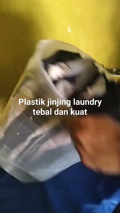https://shope.ee/1VZQDkt2Ut plastik laundry jinjing tiga jari tebal dan kuat #plastikjinjing