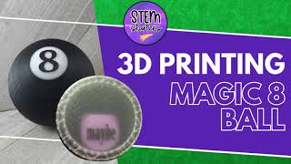 How to Design & 3D Print a Magic 8 Ball in Tinkercad | Step-by-Step Tutorial for Beginners screenshot 2