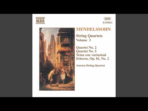 String Quartet No. 2 in A Minor, Op. 13, MWV R22: IV. Presto - Adagio non lento