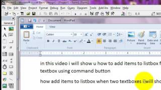 How to additems to Textbox to listbox in Visual Basic 6 0