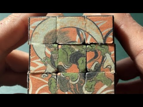 Rubik’s Cube with numbers Japanese Pattern - YouTube