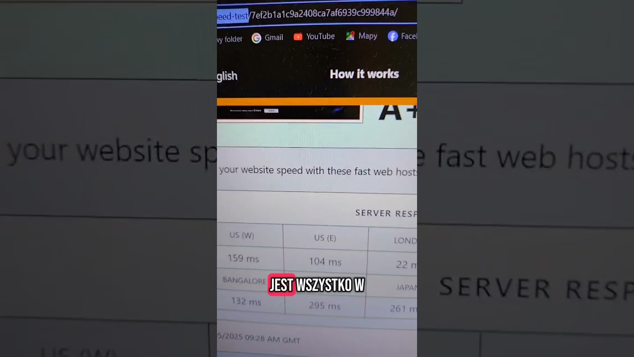 ⚡ Jak sprawdzić szybkość waszego serwera hostingu dla strony lub sklepu? 