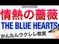 【2021年改訂版】情熱の薔薇 / THE BLUE HEARTS - コード５コ！《ウクレレ 超かんたん版 コード&レッスン付》 #GAZZLELE