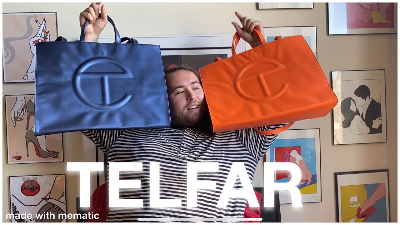 telfar cobalt bag