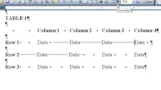 AuthorHouse Tutorial:  How to Create Tables
