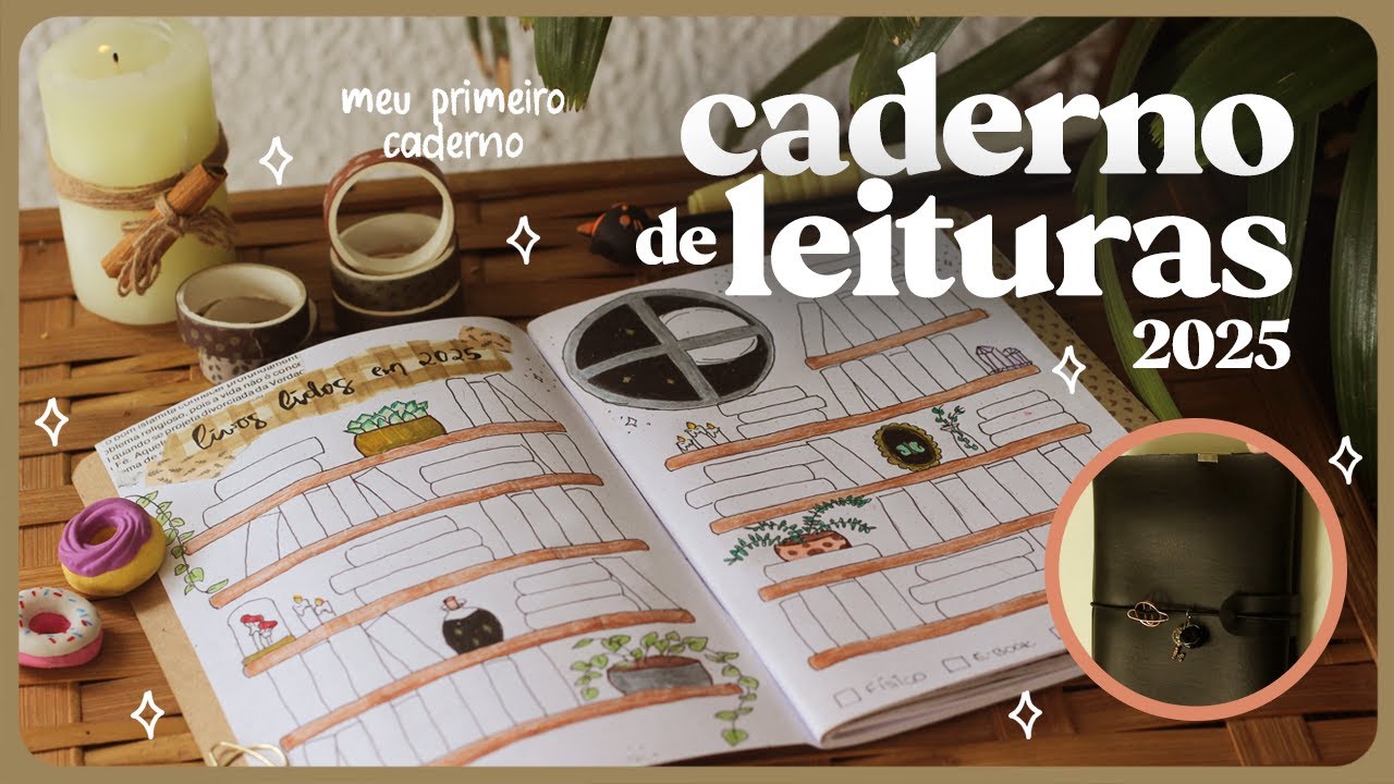 Começando meu caderno de leituras para 2025 | Reading journal