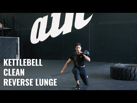 Kettlebell Clean Reverse Lunge