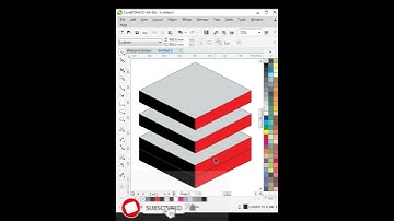 Coreldraw Tutorial - How To Create A 3D Block Design | Very Easy Trips & Tricks  Nabeel Graphics |