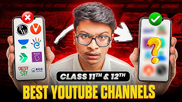 Best channels for class 11/12th! Hidden GEMS🔥
