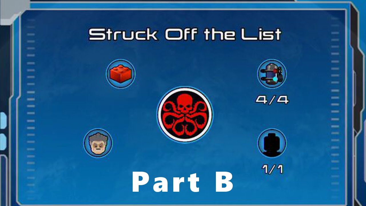 melodi komme Tidsserier Collectibles - Struck Off The List Part B - LEGO Marvel Avengers - YouTube