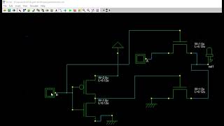 DSCH| pass transistor logic|  AND gate