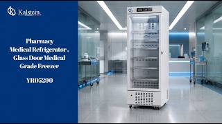 kalstein - Pharmacy Medical Refrigerator , Glass Door Medical Grade Freezer YR05290