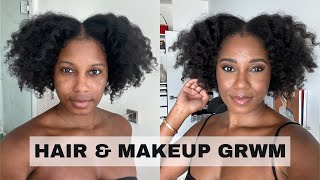 the only way I'd have kids, dating life \& work chatty HAIR \& MAKEUP GRWM