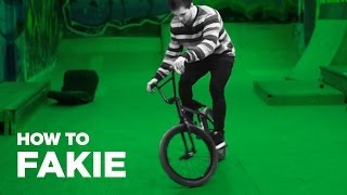 How to Fakie BMX