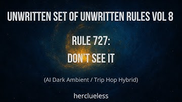 rule 727: don’t see it | herclueless (AI Dark Ambient / Trip Hop Hybrid)