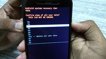 Factory Resetting android phone from recovery menu