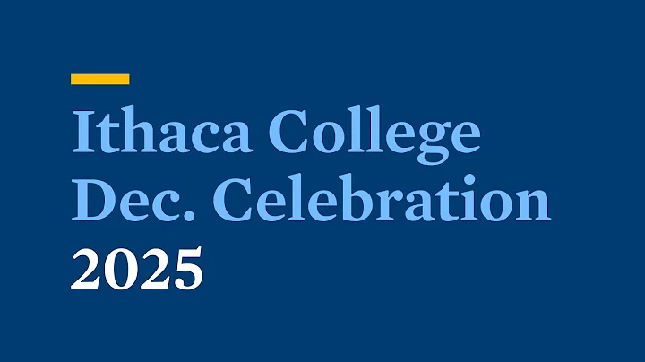 2025 🎓 Commencement | December Graduation Celebration | Ithaca College