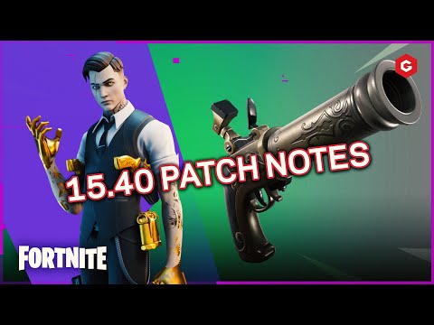 FORTNITE 15.40 PATCH NOTES (FORTNITE UPDATE TODAY)