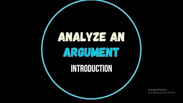 The GRE Analyze an Argument Task: Introduction