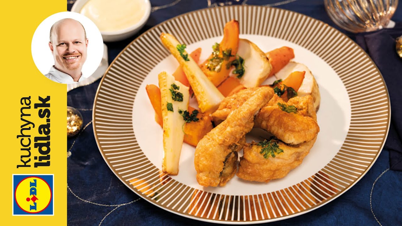 Vyprážaný kapor so zeleninou a cesnakovo-zemiakovou majonézou 🐟 | Roman Paulus | Kuchyňa Lidla