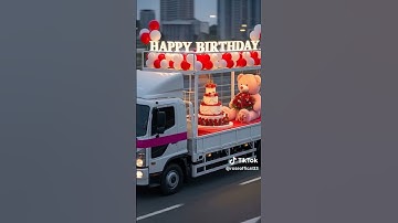 Thumbnail of The happy birthday TikTok video #music #song