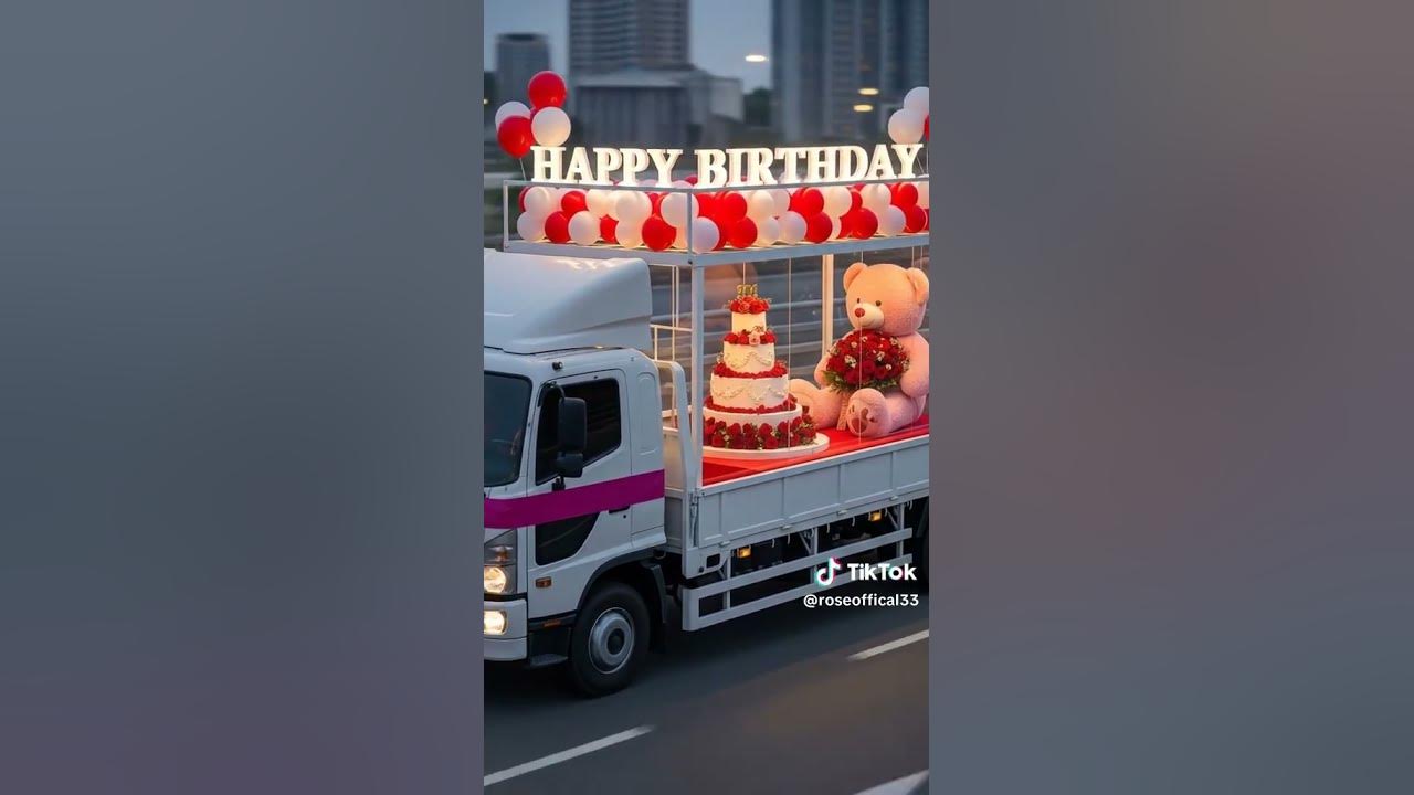 The happy birthday TikTok video #music #song