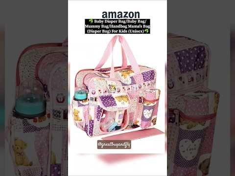 Baby Diaper Bag 🍼 🛍️ #unboxing #amazon #amazonhaul #amazonfinds #kids #babybag #haul #shorts #shorts