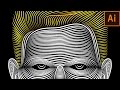 Illustrator Line Art Tutorial | Face Line Art