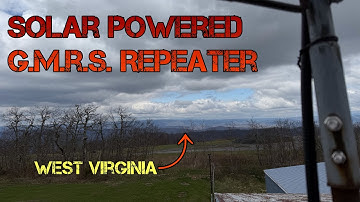 100% solar powered G.M.R.S. Repeater build