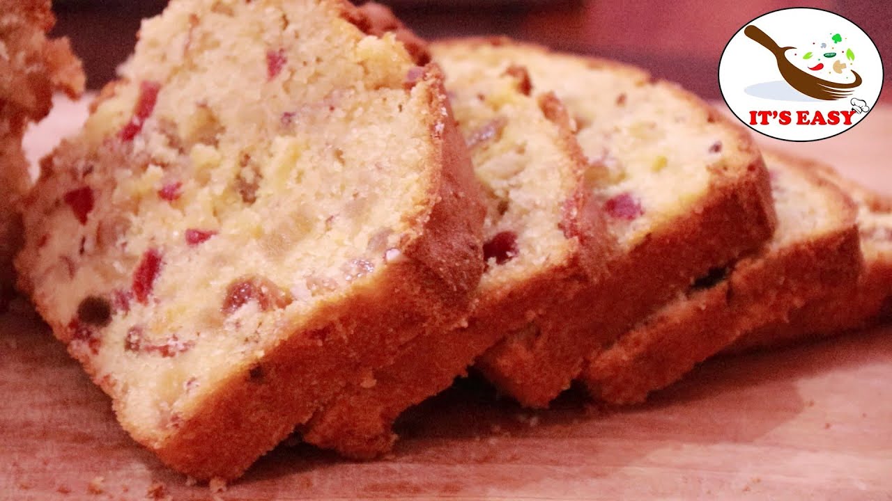 Easy Fruit Cake Recipe Pound Cake.... IT'S EASY YouTube